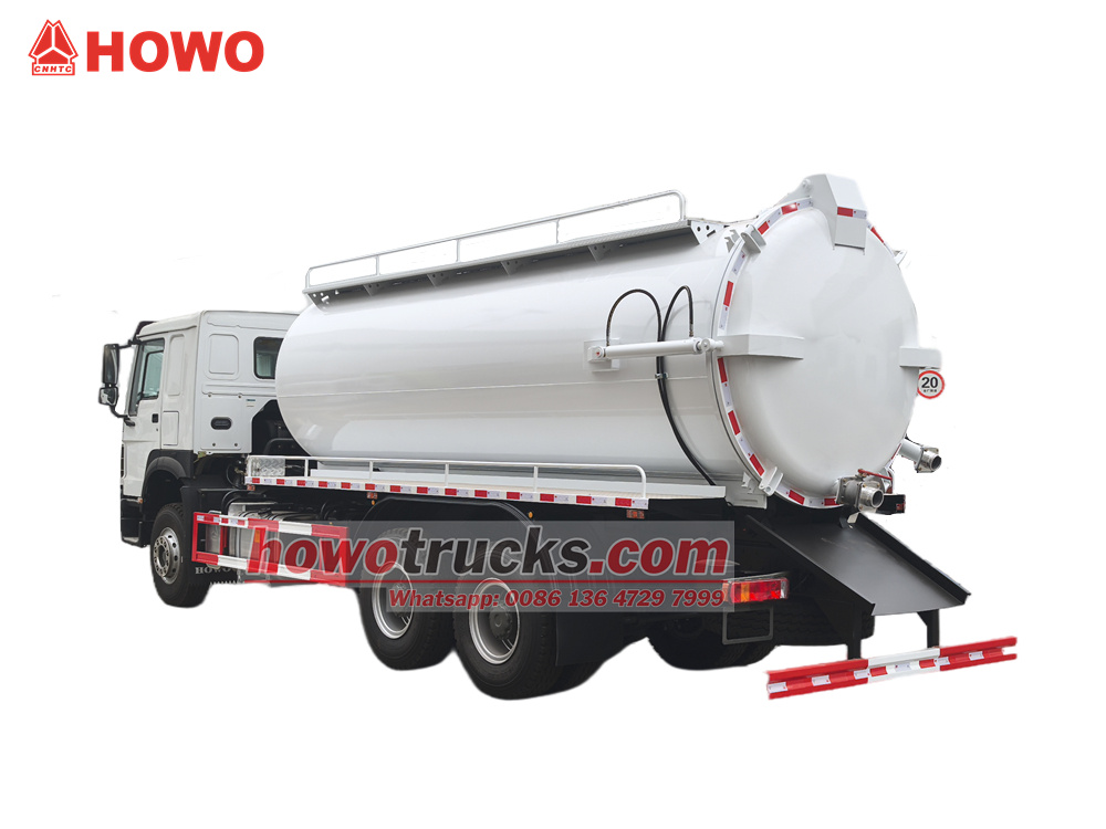 HOWO 15000 Liters sewage suction truck