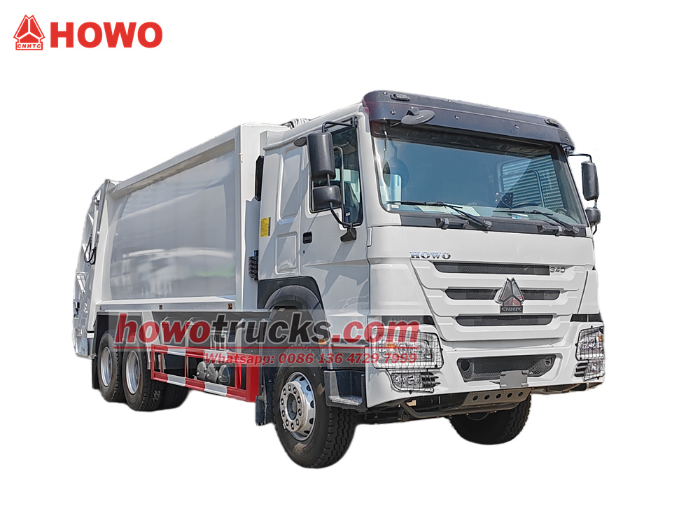 howo 20 cbm rear loader garbage truck