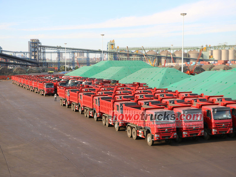 HOWO heavy duty dump trucks manufacturer