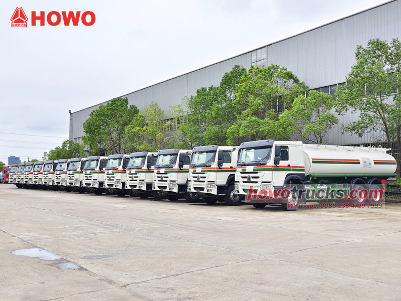 HOWO fuel tanker trucks for sale HOWO fuel tanker trucks for sale
