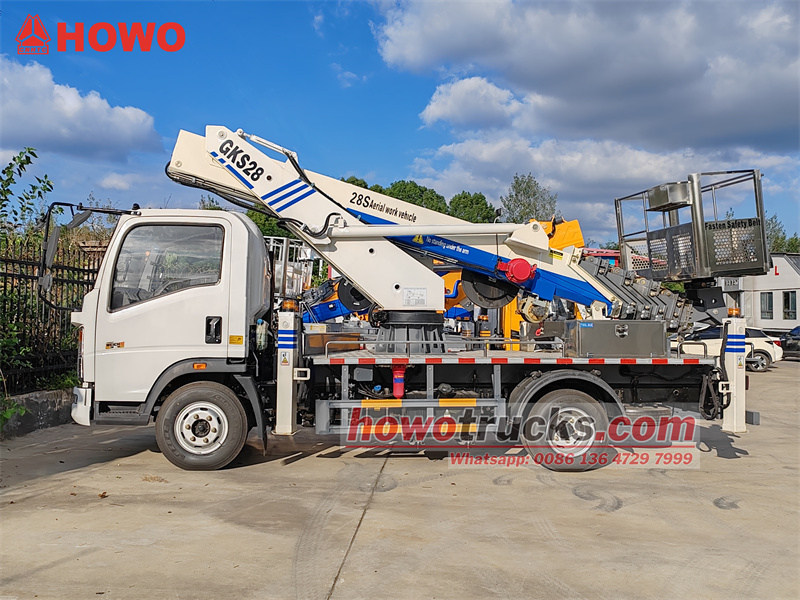 RHD Sinotruk aerial work platform truck