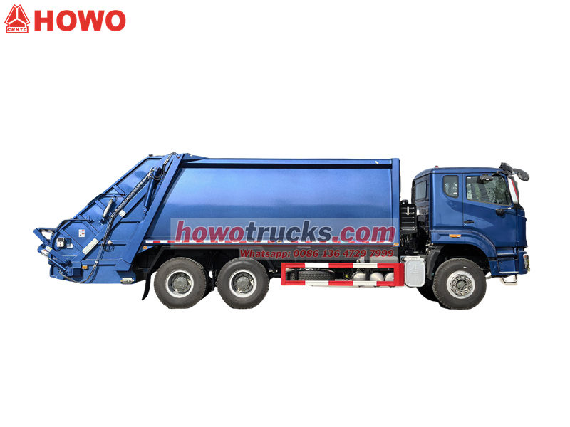 HOWO 6×4 back loader garbage truck
