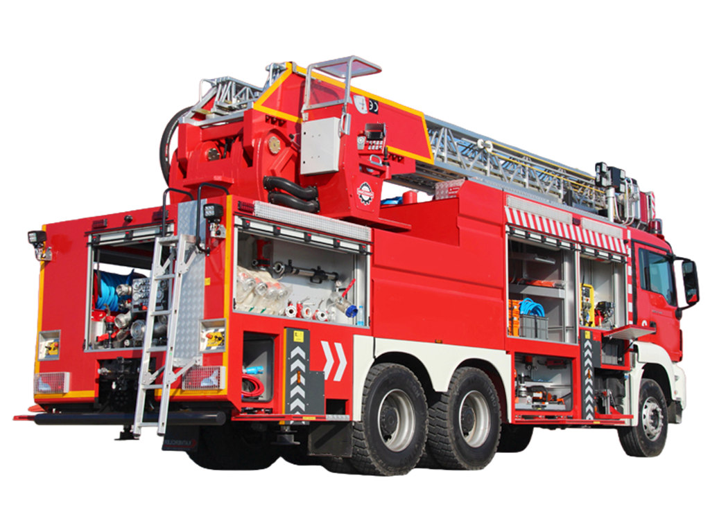 Howo high altitude ladder fire rescue truck