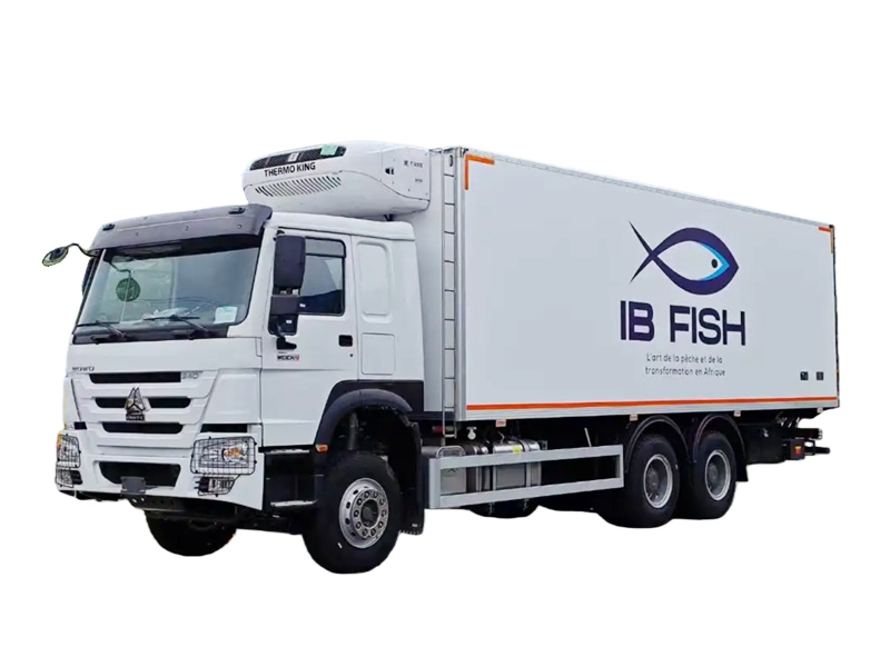 HOWO heavy duty reefer van for sale