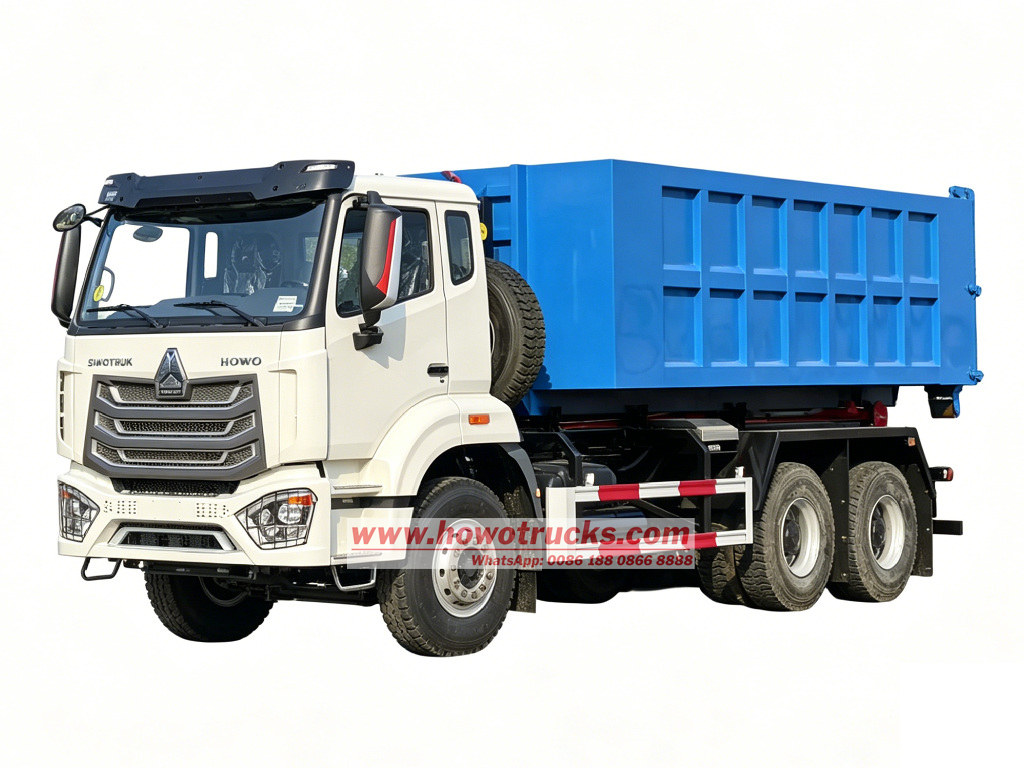 HOWO 20tons hook lift garbage truck
