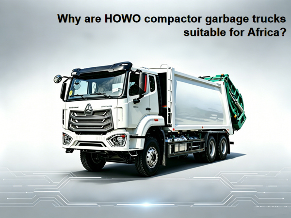 HOWO heavy garbage compactor truck