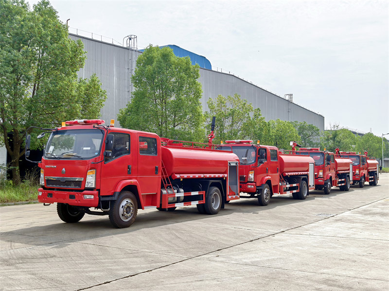 HOWO fire water tank truck HOWO fire water tank truck
