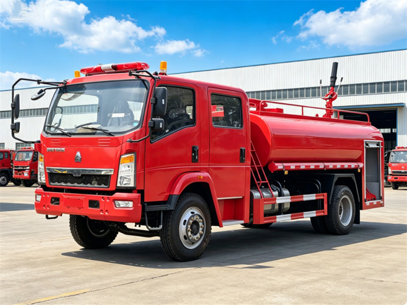 HOWO light fire water tank truck HOWO light fire water tank truck