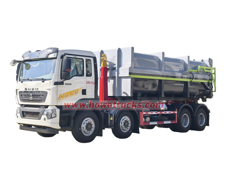 HOWO garbage hook lift truck HOWO garbage hook lift truck
